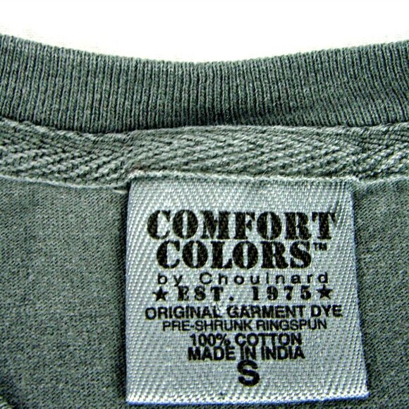 57 Chevy Chevrolet Car T-shirt Laid Back Garage Gray Sml Vintage New - Picture 5 of 6